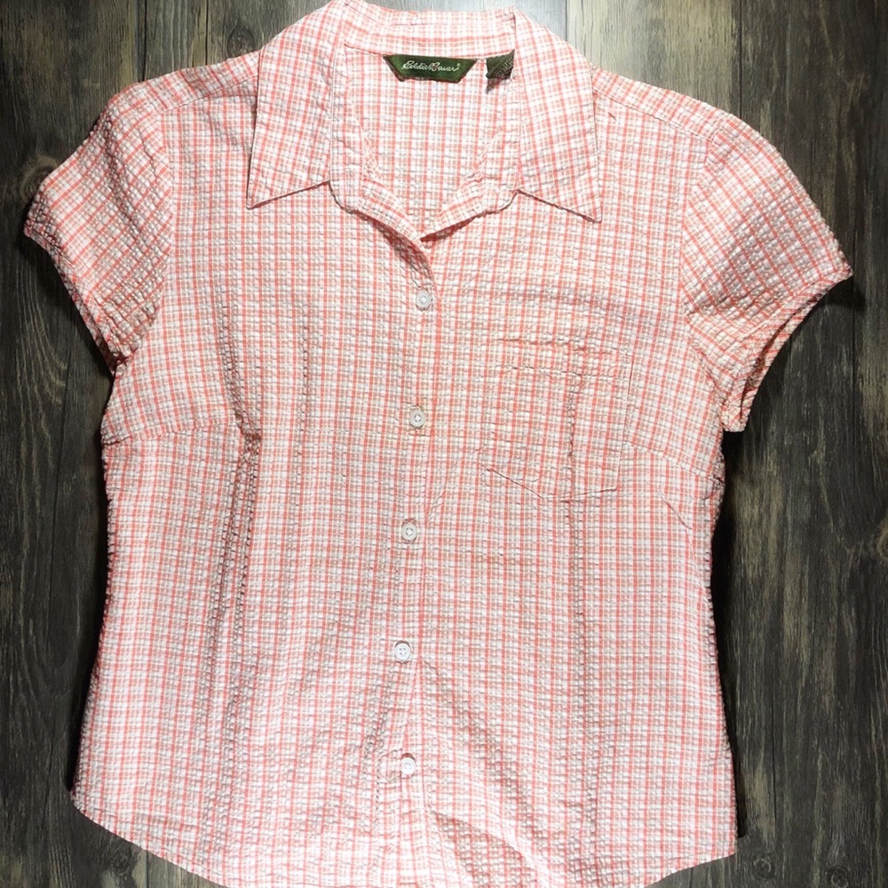 Eddie Bauer Shortsleeved Button Up